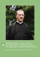 Okładka książki Świadek miłości pośród nienawiści