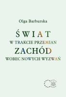 Świat w trakcie przemian. Autor: Barburska Olga. SmakLiter.pl Okładka książki Świat w trakcie przemian