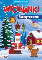 Świąteczne wycinanki. Autor: Monika Majewska. SmakLiter.pl Okładka książki Świąteczne wycinanki