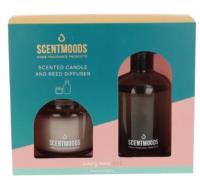 Świeczka i dyfuzor zapachowy She. Wydawca: ScentMoods. SmakLiter.pl Opakowanie Świeczka i dyfuzor zapachowy She