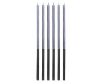 Opakowanie Świeczki urodzinowe Platinum niebieskie 14cm 6szt