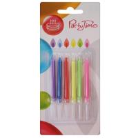 Świeczki urodzinowe z kolorowym płomieniem 6szt. Wydawca: ARPEX. SmakLiter.pl Opakowanie Świeczki urodzinowe z kolorowym płomieniem 6szt