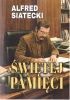 Okładka książki Świętej pamięci