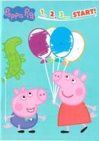 Okładka książki Świnka Peppa 1, 2, 3... start!