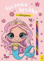 Syrenka. Tęczowa kredka. Autor: Opracowanie zbiorowe. SmakLiter.pl Okładka książki Syrenka. Tęczowa kredka