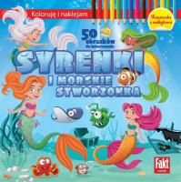 Syrenki i morskie stworzenia. Autor:   Praca zbiorowa. SmakLiter.pl Okładka książki Syrenki i morskie stworzenia