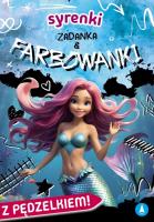 Syrenki. Zadanka & farbowanki. Autor: Monika Ślizowska. SmakLiter.pl Okładka książki Syrenki. Zadanka & farbowanki