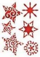 Opakowanie Szablon A6 gwiazdy