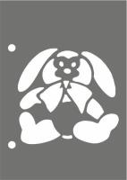 Opakowanie Szablon A6 Zajączek