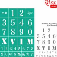 Opakowanie Szablon samoprzylepny wielokrotnego użytku liczby 21x29.7cm