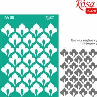 Opakowanie Szablon samoprzylepny wielokrotnego użytku ornament 21x29.7 cm