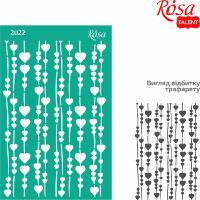 Opakowanie Szablon samoprzylepny wielokrotnego użytku serca 13x20cm