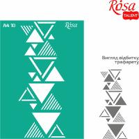 Opakowanie Szablon samoprzylepny wielokrotnego użytku trójkąty 21x29.7cm