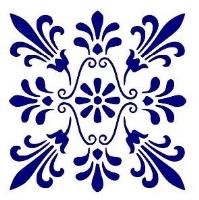 Opakowanie Szablon zmywalny ornament A4 12x15cm