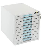 Opakowanie Szafka na dokumenty 10szufl. szaro-nieb YELLOW ONE