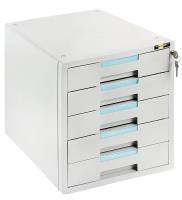 Opakowanie Szafka na dokumenty 5 szufl. szaro-nieb YELLOW ONE