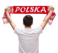 Opakowanie Szalik kibica Polska 130cm