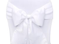 Opakowanie Szarfy na krzesło białe 0,15 x 2,75m (10szt)