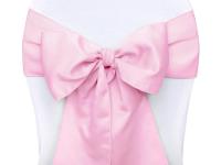 Opakowanie Szarfy na krzesło różowe 0,15 x 2,75m 10szt