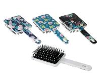 Opakowanie Szczotka do włosów plastikowa Kwiaty MIX