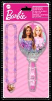 Szczotka do włosów z naszyjnikiem Barbie HK50156. Wydawca: Kids Euroswan. SmakLiter.pl Opakowanie Szczotka do włosów z naszyjnikiem Barbie HK50156
