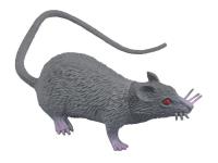 Szczur plastikowy szary 9cm. Wydawca: MFP. SmakLiter.pl Opakowanie Szczur plastikowy szary 9cm
