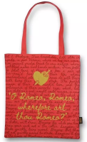 Szekspir Torba bawełniana Romeo i Julia. Wydawca: Half Moon Bay. SmakLiter.pl Opakowanie Szekspir Torba bawełniana Romeo i Julia