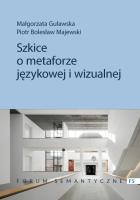 Okładka książki Szkice o metaforze językowej i wizualnej