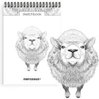 Opakowanie Szkicownik A5/60K na spirali - Owca