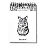 Szkicownik A6/60K na spirali - Chomik. Wydawca: Narcissus. SmakLiter.pl Opakowanie Szkicownik A6/60K na spirali - Chomik