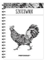 Opakowanie Szkicownik B5 na spirali gładki Kogut