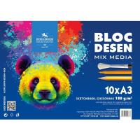 Szkicownik Mix Media A3 10ark. Niedźwiedź niebiesk. Wydawca: Koh-I-Noor. SmakLiter.pl Opakowanie Szkicownik Mix Media A3 10ark. Niedźwiedź niebiesk