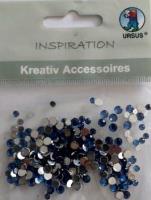 Opakowanie Szkiełka ozdobne ciemno niebieskie 3-4mm 120szt