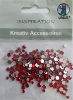 Opakowanie Szkiełka ozdobne czerwone 3-4mm 120szt