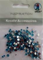 Opakowanie Szkiełka ozdobne niebieskie 3-4mm 120szt