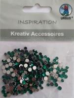 Opakowanie Szkiełka ozdobne zielone 3-4mm 120szt
