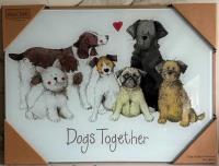 Szklana deska ozdobna 6 psów. Wydawca: Alex Clark. SmakLiter.pl Opakowanie Szklana deska ozdobna 6 psów