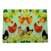 Opakowanie Szklana deska ozdobna Kurczaki