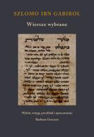 Okładka książki Szlomo ibn Gabirol. Wiersze wybrane