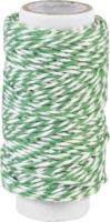 Opakowanie Sznurek bawełniany skręcany 20m zielony