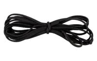 Opakowanie Sznurek do biżuterii ze sztucznej skóry czarny