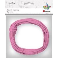 Opakowanie Sznurek papierowy 3,5mm 5m różowy