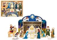 Szopka bożonarodzeniowa drewniana jumbo. Wydawca: Melissa & Doug. SmakLiter.pl Opakowanie Szopka bożonarodzeniowa drewniana jumbo