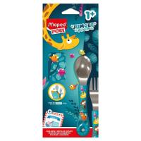 Sztućce Picnik Miniz Jungle Fever MAPED. Wydawca: Maped. SmakLiter.pl Opakowanie Sztućce Picnik Miniz Jungle Fever MAPED