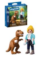 Opakowanie T-Rex z badaczem