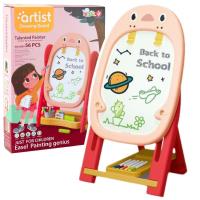 Tablica magnetyczna dwustronna pingwin akcesoria. Wydawca: Leantoys. SmakLiter.pl Opakowanie Tablica magnetyczna dwustronna pingwin akcesoria