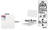 Tablica malarska 40x50x0,3cm 280G/m2 (6szt). Wydawca: Artix. SmakLiter.pl Opakowanie Tablica malarska 40x50x0,3cm 280G/m2 (6szt)