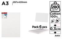 Tablica malarska A3 29,7x42x0,3cm (6szt). Wydawca: Artix. SmakLiter.pl Opakowanie Tablica malarska A3 29,7x42x0,3cm (6szt)