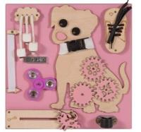 Opakowanie Tablica manipulacyjna Pies Hugo różowa