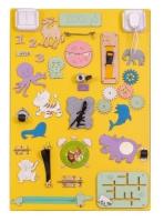 Tablica manipulacyjna rozkładana Zoo. Wydawca: 3toysm. SmakLiter.pl Opakowanie Tablica manipulacyjna rozkładana Zoo